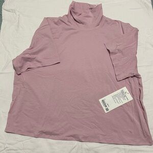 Lululemon Relaxed-fit Cotton-Blend Turtelneck Tee